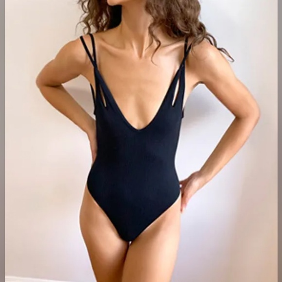 Free People Limitless Seamless Ribbed Bodysuit - Picture 2 of 7